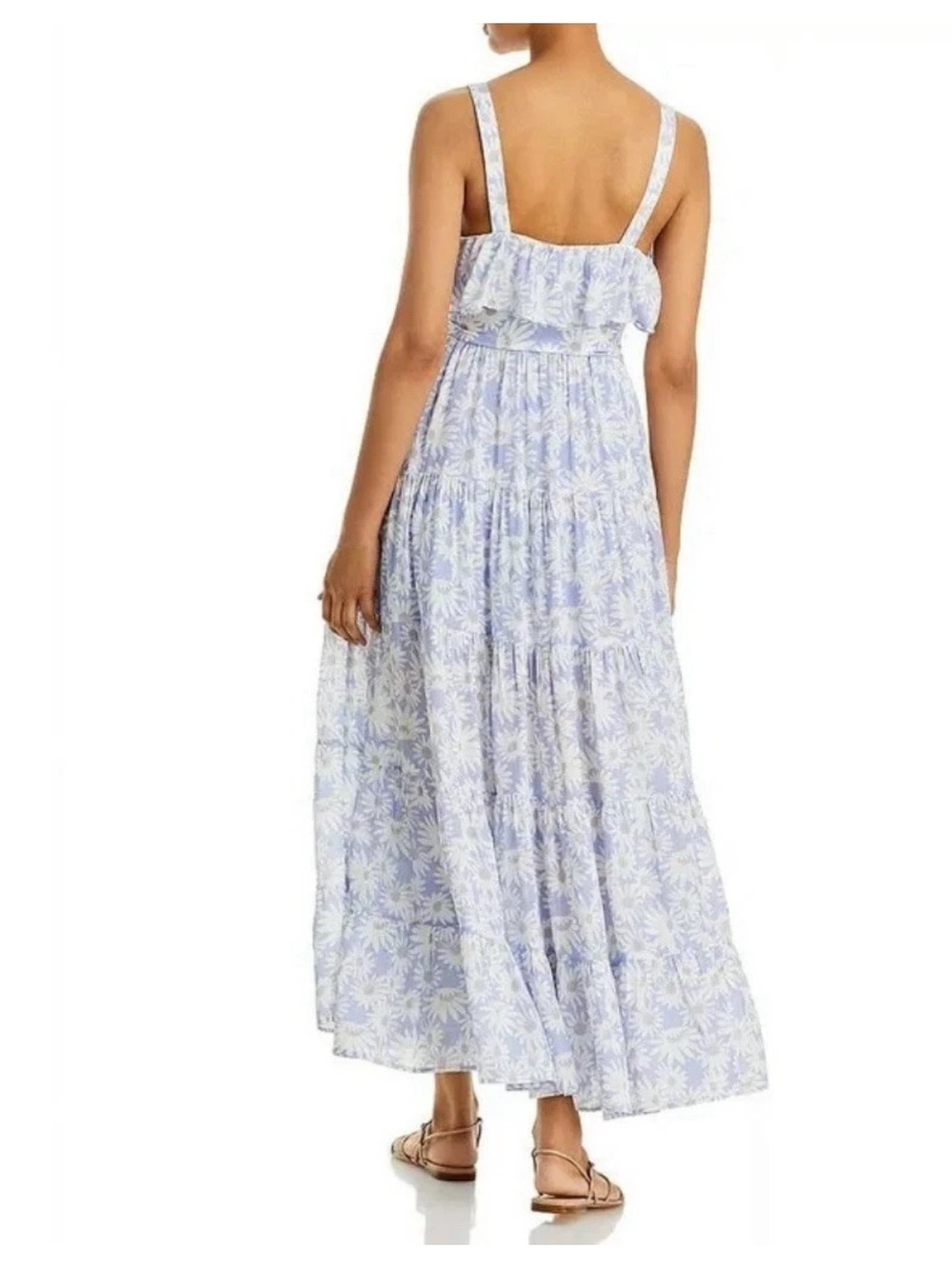 Paige Tevin Periwinkle Dress Daisy Floral Print Maxi Size S
$299 Ruffle NWT - Picture 4 of 12